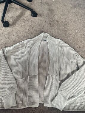 American Eagle Outfitters Sandstone Ribbed Knit Sweater